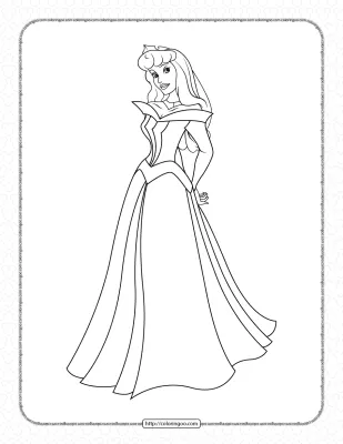 Sleeping Beauty Coloring Pages for Girls