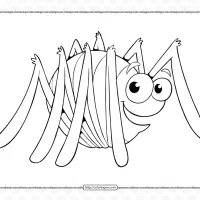 spider coloring pages for kids