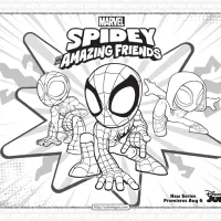 spidey and his amazing friends coloring pages