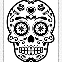 sugar skull coloring pages for kids