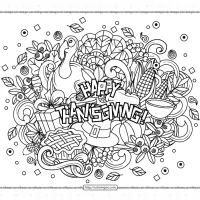 Free Printable Thanksgiving Coloring Pages 13 free printable thanksgiving coloring pages