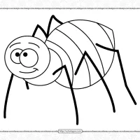 free spider coloring pages for kids