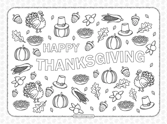 Free Thanksgiving Coloring Pages 1 free thanksgiving coloring pages