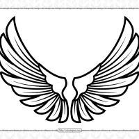 free wings pdf coloring pages