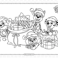 Happy Christmas Paw Patrol Coloring Pages 101 happy christmas paw patrol coloring page