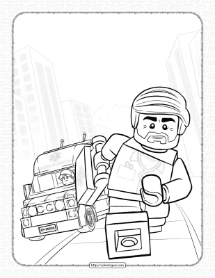 Lego City Pdf Coloring Pages