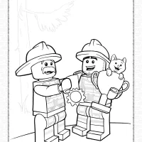 lego city rescue mission coloring pages