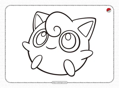 Pokemon Jigglypuff Coloring Pages
