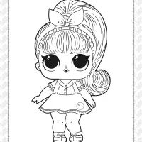 printable lol doll coloring pages for free