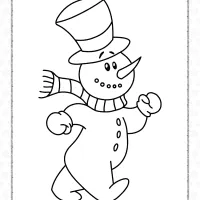 Walking Snowman Coloring Pages 48 snowman walking coloring pages