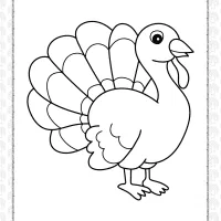 turkey pdf coloring pages