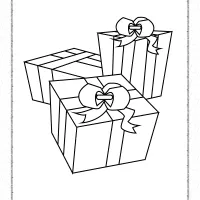 Christmas Gift Boxes Coloring Page 128 christmas gift boxes coloring page