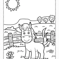 Cute Horse Coloring Pages for Kids 20 cute horse coloring pages for kids