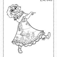 Disney Encanto Mirabel Coloring Pages 3 disney encanto mirabel coloring pages