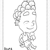 disney luca alberto coloring pages for kids