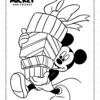 disney mickey and friends coloring sheets