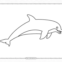 Easy Dolphin Coloring Pages for Kids 9 easy dolphin coloring pages for kids