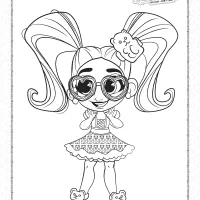 fashion doll dee dee coloring pages for girls