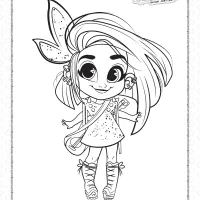fashion doll harmony coloring pages for girls