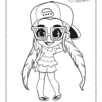 fashion doll noah coloring pages for girls