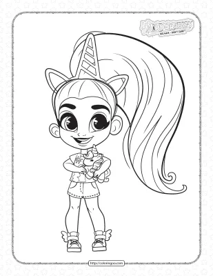 Fashion Doll Willow Coloring Pages for Girls