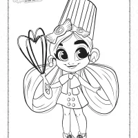 hairdorables dee dee coloring pages