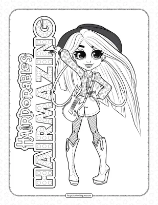 Hairdorables Hairmazing Harmony Coloring Pages