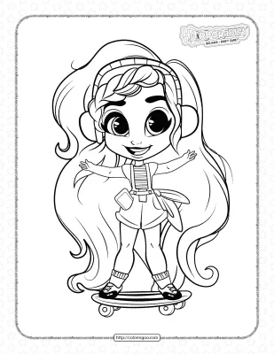 Hairdorables Noah Coloring Pages