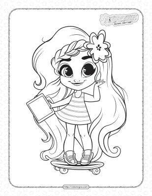 Hairdorables Noah Fashion Dolls Coloring Pages