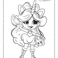 hairdorables willow coloring pages