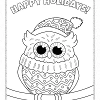 Happy Holidays Christmas Coloring Pages 131 happy holidays christmas coloring pages
