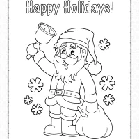 Happy Holidays Coloring Pages for Kids 118 happy holidays coloring pages for kids