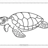Logerhead Sea Turtle Coloring Pages 14 logerhead sea turtle coloring pages