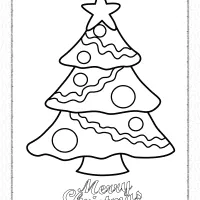 Merry Christmas Tree Coloring Page 112 merry christmas tree coloring page