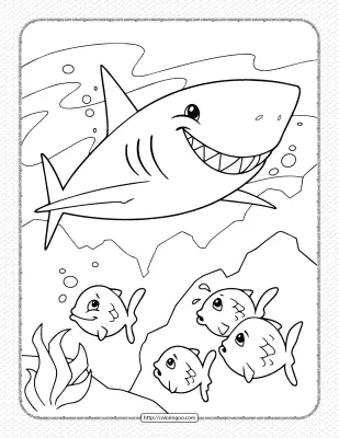 Shark Coloring Page