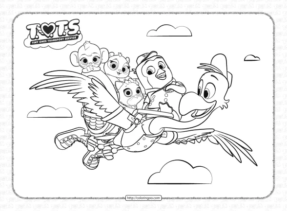 Tiny Ones Transport Service Coloring Pages 1 tiny ones transport service coloring pages