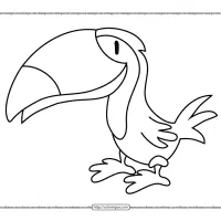 toucan coloring pages for kids