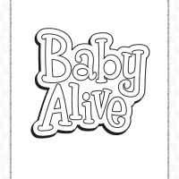 Baby Alive Pdf Logo Outline Coloring Page 29 baby alive pdf logo outline coloring page