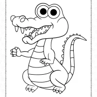 Crocodile Coloring Pages for Kids 20 crocodile coloring pages for kids