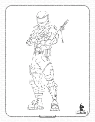 Fortnite Overtaker Coloring Pages