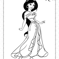 Free Printable Princess Jasmine Coloring Pages 28 free printable princess jasmine coloring pages
