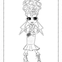 hairdorables hairmazing kali coloring pages