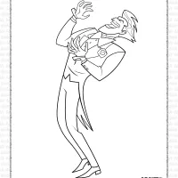 joker laughing coloring pages for kids