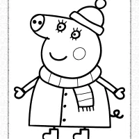 peppa mummy pig coloring pages