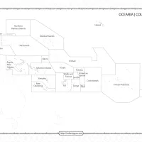 printable oceania countries labeled pdf workseet