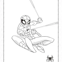 printable spider man pdf coloring book