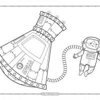 Space Astronaut Coloring Page for Kids 34 space astronaut coloring page for kids