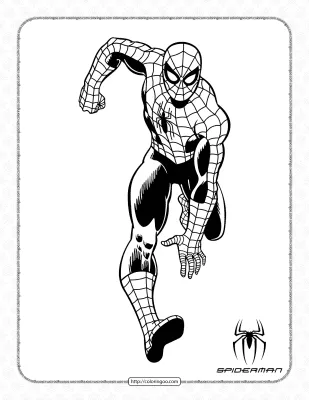 Spider-Man Coloring Pages for Kids