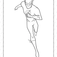 The Flash Coloring Pages for Kids 5 the flash coloring pages for kids