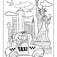 The Statue of Liberty Coloring Pages 25 the statue of liberty coloring pages